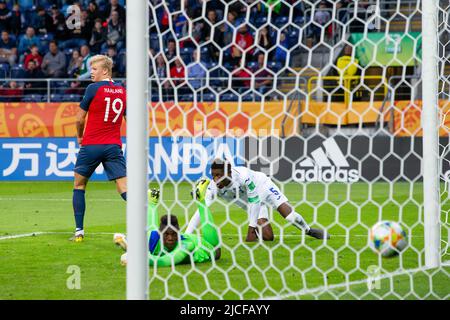 Erling Braut Haaland durante la Coppa del mondo FIFA U-20 nel 2019 Foto Stock