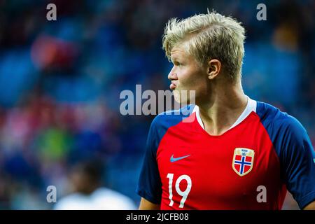 Erling Braut Haaland durante la Coppa del mondo FIFA U-20 nel 2019 Foto Stock