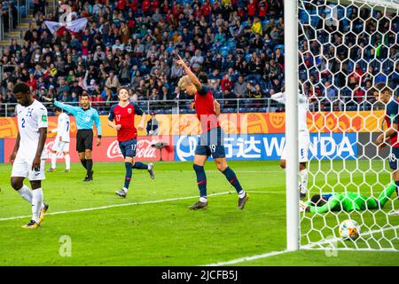 Erling Braut Haaland durante la Coppa del mondo FIFA U-20 nel 2019 Foto Stock