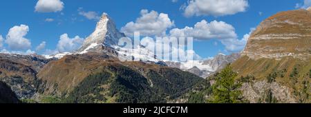 Cervino (4478m), Alpi svizzere, Vallese, Svizzera Foto Stock