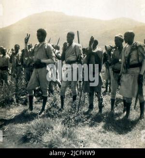 Etiopia, guerra di Etiopia 1935, Dessiè Foto Stock