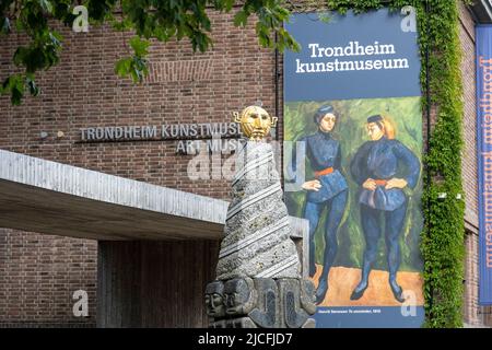 Norvegia, Trøndelag, Trondheim, museo d'arte Foto Stock