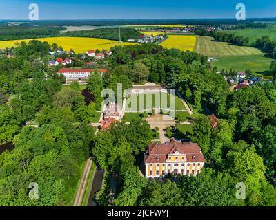 Castello di Neschwitz nella Lusazia superiore Foto Stock