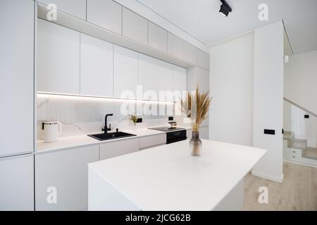 Cucina in appartamento privato Foto Stock