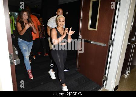 PEMBROKE PINES, FL - GIUGNO 10: Blac Chyna partecipa al Celebrity Boxing Match pesano al Charles Dodge Center il 10 Giugno 2022 a Pembroke Pines, Florida. (Foto di JL/Sipa USA) Foto Stock