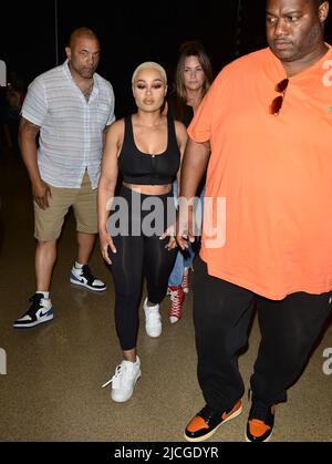 PEMBROKE PINES, FL - GIUGNO 10: Blac Chyna partecipa al Celebrity Boxing Match pesano al Charles Dodge Center il 10 Giugno 2022 a Pembroke Pines, Florida. (Foto di JL/Sipa USA) Foto Stock