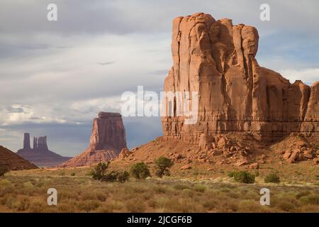 North Window in Monument Valley, Arizona, Stati Uniti. Foto Stock