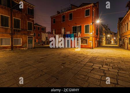 Italy Veneto Venice   Isola di San Pietro -  Campo De Ruga Foto Stock