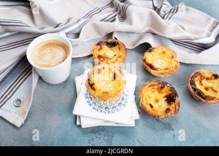 Pasteles de Nata Foto Stock