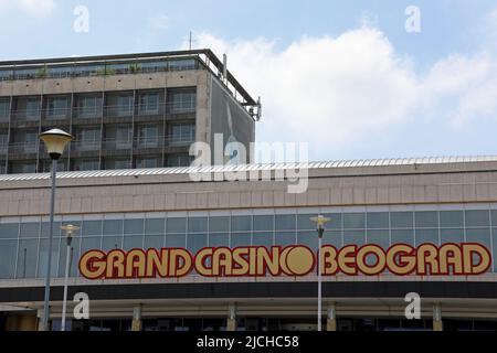 Grand Casino Beograd in Serbia Foto Stock