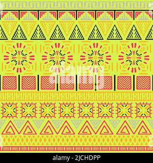 Tribali pattern senza giunture Illustrazione Vettoriale