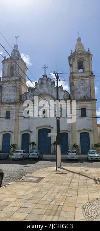 Igreja Matriz Nossa Senhora da Vitória, São Cristovão, Sergipe, Brasile Foto Stock