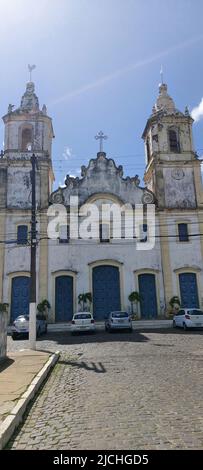 Igreja Matriz Nossa Senhora da Vitória, São Cristovão, Sergipe, Brasile Foto Stock