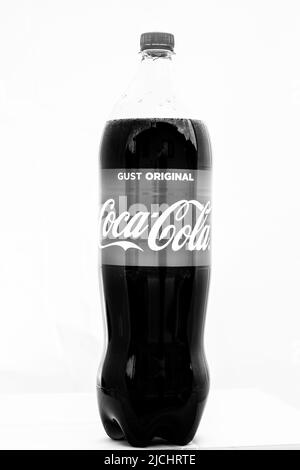 Classico Coca-Cola CAN. Bucarest, Romania, 2022 Foto Stock