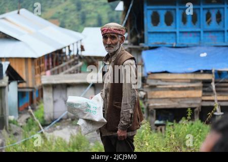 Vilalge Malana, Himachal Pradesh Foto Stock