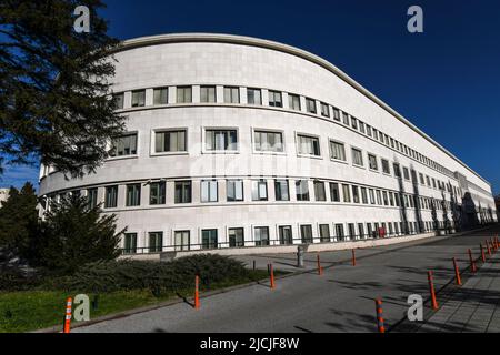 Novi Sad: Palazzo Banovina (Assemblea della Provincia Autonoma di Vojvodina). Serbia Foto Stock