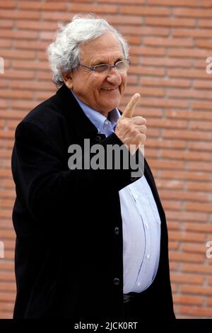 Roma, 27 marzo 2010. Lo scrittore israeliano Abraham Yehoshua ha ritratto durante un festival letterario. Yehoshua è morto il 14 giugno 2022, all'età di 85 anni. Foto Stock