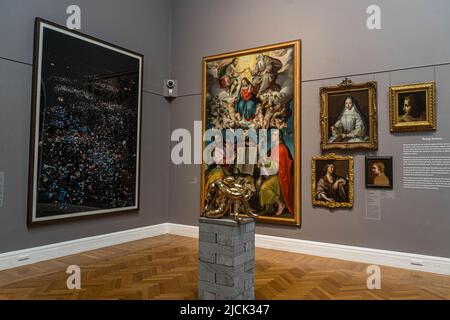 14 giugno 2022: Dipinti e sculture alla Art Gallery of South Australia, Adelaide, Australia Foto Stock