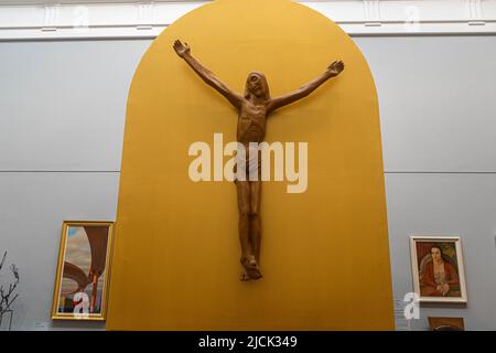 14 giugno 2022: Dipinti e sculture alla Art Gallery of South Australia, Adelaide, Australia Foto Stock