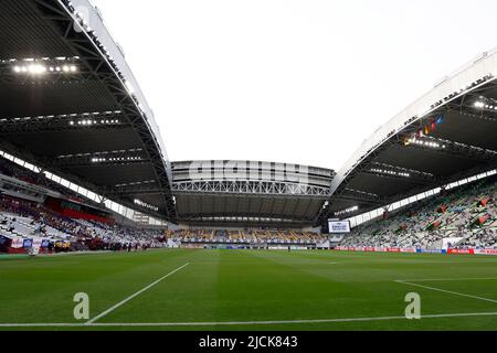 Hyogo, Giappone. 10th giugno 2022. General view Football/ Soccer : KIRIN Cup Soccer 2022 tra Giappone 4-1 Ghana al Noevir Stadium Kobe a Hyogo, Giappone . Credit: AFLO/Alamy Live News Foto Stock