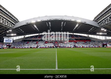 Hyogo, Giappone. 10th giugno 2022. General view Football/ Soccer : KIRIN Cup Soccer 2022 tra Giappone 4-1 Ghana al Noevir Stadium Kobe a Hyogo, Giappone . Credit: AFLO/Alamy Live News Foto Stock