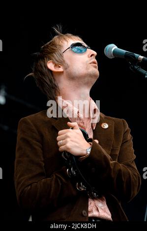 Neil Hannon - The Divine Comedy, V2006, Hylands Park, Chelmsford, Essex, Regno Unito - 19 agosto 2006 Foto Stock