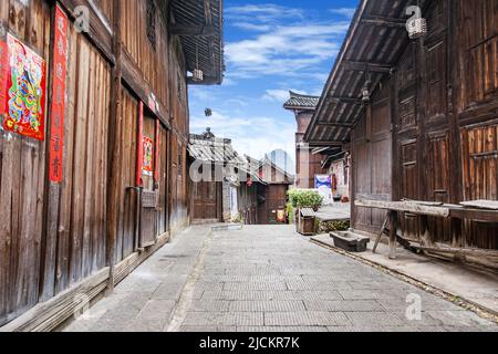 Sotto il kaili di guizhou miao e dong autonomo quartiere della città di contea Foto Stock