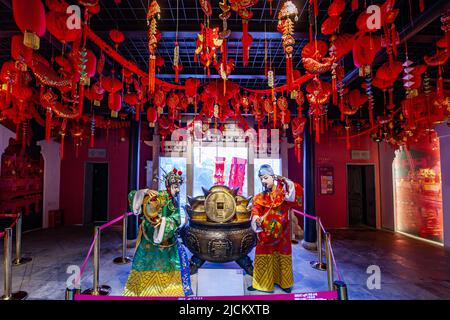 Ufficio a suzhou kunshan zhouzhuang antica città di zhouzhuang museo il dio della ricchezza Foto Stock