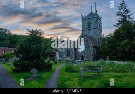 St Laurence's Church, Church Stretton, Shropshire Foto Stock