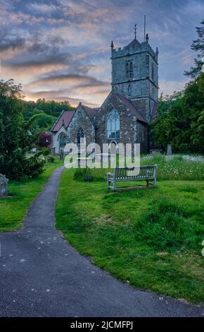 St Laurence's Church, Church Stretton, Shropshire Foto Stock