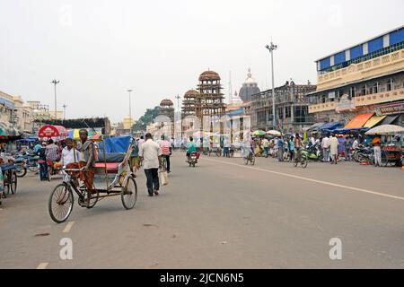 jagannath cariot lavori di costruzione a puri odisha india Foto Stock