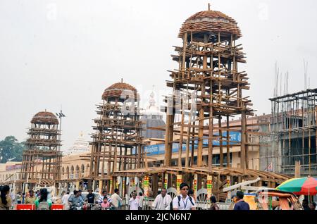 jagannath cariot lavori di costruzione a puri odisha india Foto Stock