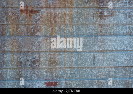 Tessuto di acciaio usurato o vecchio fondo di metallo di bugry Foto Stock