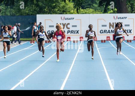 Shaa'Carri Richardson (USA) vince le 200m donne al Gran Premio di NYC 2022. Foto Stock