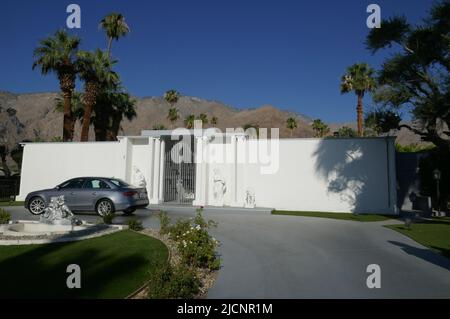 Palm Springs, California, USA 11th Giugno 2022 una visione generale dell'atmosfera dell'ex casa/casa di Entertainer Liberace Piazza di Liberace al 1441 N. Kaweah Road il 11 Giugno 2022 a Palm Springs, California, USA. Foto di Barry King/Alamy Stock Foto Foto Stock
