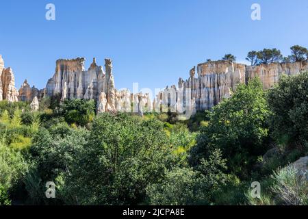 Le Orgues a Ille-sur-Tet, Francia Foto Stock