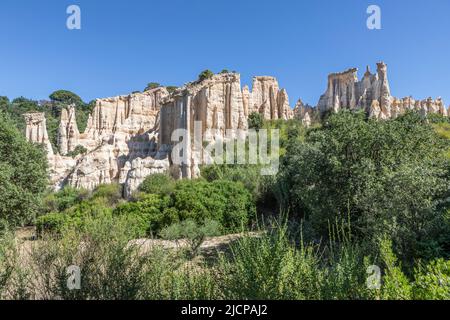 Le Orgues a Ille-sur-Tet, Francia Foto Stock