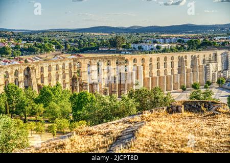 Elvas, Portogallo, immagine HDR Foto Stock