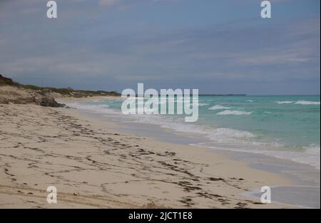 La spiaggia di Cayo Santa Maria, Cuba Foto Stock