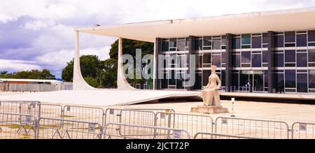 La Corte Suprema Federale di Brasilia, capitale federale del Brasile. Foto Stock