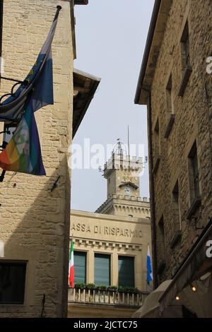 Aspetti della Repubblica di San Marino Foto Stock