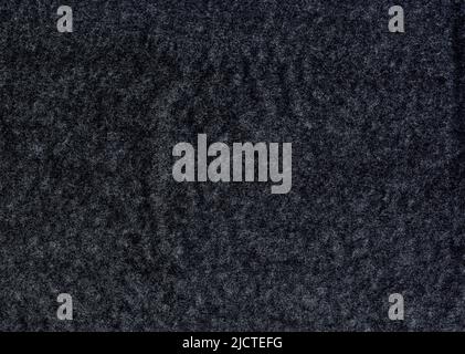 Alto dettaglio grande immagine di carta ruvida, non patinata, nera, grigia texture sfondo scannerizza grunge carta parati pronunciata fibra grana e particelle distinguis Foto Stock