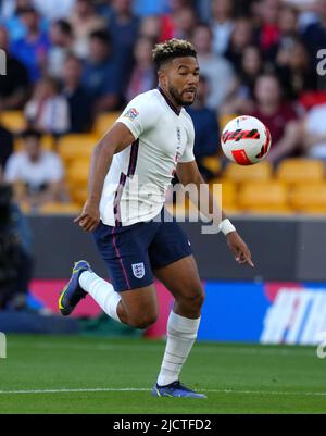 Reece James in Inghilterra durante la partita della UEFA Nations League al Molineux Stadium di Wolverhampton. Data foto: Martedì 14 giugno 2022. Foto Stock