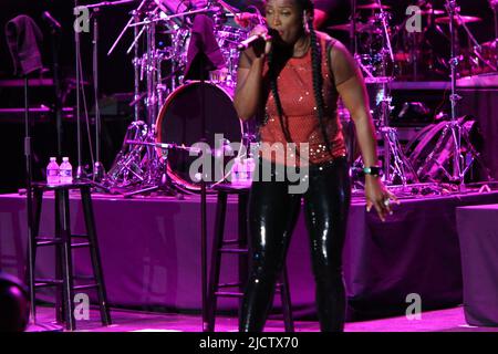 SWV si esibisce dal vivo alla Dell Music Center Concert Series di Filadelfia con: Sorelle con voci (SWV) dove: Filadelfia, Pennsylvania, Stati Uniti quando: 05 ago 2021 credito: W.Wade/WENN Foto Stock