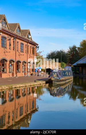 Canal Basin, Coventry, West Midlands, Inghilterra, Regno Unito, Europa Foto Stock