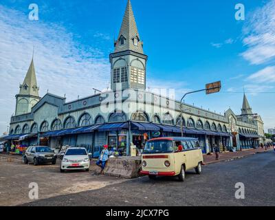 Colonial Ver-o-peso market hall, Belem, Brasile, Sud America Foto Stock