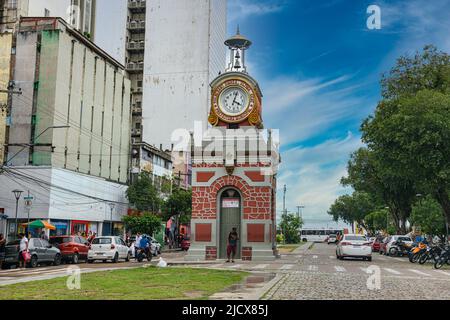 Torre coloniale, Manaus, Amazonas state, Brasile, Sud America Foto Stock