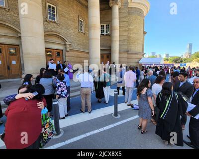 Università di Toronto Convocation Hall Graduation, Toronto Foto Stock