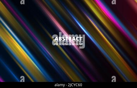Sfondo astratto a righe con linee diagonali multicolore. Sfondo astratto a righe con linee diagonali multicolore. Strisce multicolore Illustrazione Vettoriale