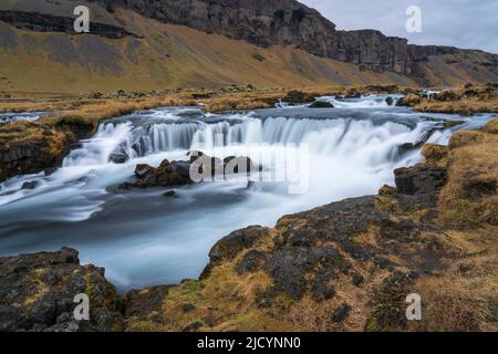 Fiume Fossalar, Islanda. Foto Stock